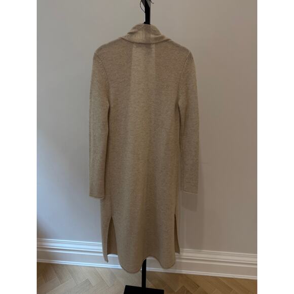 Maison de Papillion 100% Cashmere Beige Long Cardigan	XS - Picture 4 of 11